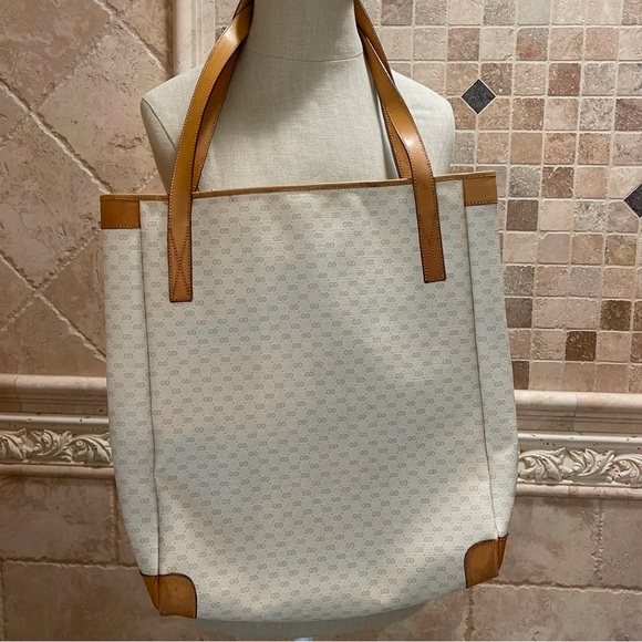 VINTAGE Gucci Monogram Tote Bag - Picture 2 of 13